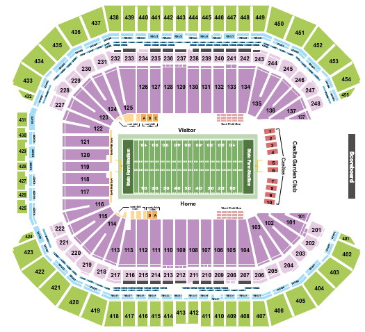 State Farm Stadium Fiesta Bowl Seating Chart